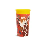 Munchkin Wildlove Akıtmaz Kulpsuz 12+ Ay 266 ml Alıştırma Bardağı Turuncu