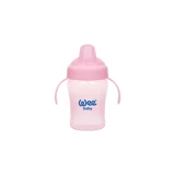 Wee Baby Akıtmaz Kulplu 6+ Ay 240 ml Alıştırma Bardağı Pembe