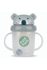 Tum Tum Pipetli Akıtmaz Kulplu 6+ Ay 200 ml Alıştırma Bardağı Yeşil