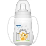 Wee Baby 754 Akıtmaz Kulplu 6+ Ay 250 ml Alıştırma Bardağı Beyaz