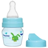 Mycey Bunny Akıtmaz Kulpsuz 0+ Ay Alıştırma Bardağı Mavi