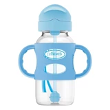 Dr.Browns Pipetli Akıtmaz Kulplu 6+ Ay 270 ml Alıştırma Bardağı Mavi
