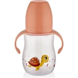 Baby Jem Akıtmaz Kulplu 6+ Ay 250 ml Alıştırma Bardağı Turuncu