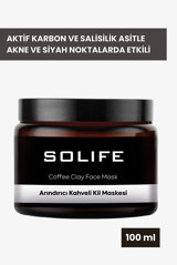 Solıfe Arındırıcı Kahveli Killi Nemlendiricili Krem Yüz Maskesi 100 ml