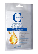 Claderm Collagen Kırışıklık Karşıtı Arındırıcı Killi Krem Yüz Maskesi 20 ml