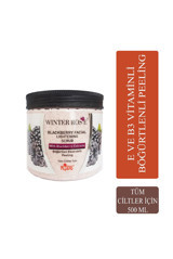 Winter Rose Böğürtlen Özlü Siyah Nokta Karşıtı Leke Giderici Sıkılaştırıcı Krem Kavanoz Yüz Peelingi 500 ml