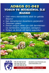 Alexdello Yosun Ve Mioksinol Nemlendiricili Toz Yüz Maskesi