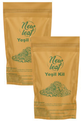 Newleaf Yeşil Kil Killi Nemlendiricili Toz Yüz Maskesi 2x500 gr