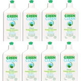 Clean Green Portakal Yağı Kokulu Organik Sıvı El Bulaşık Deterjanı 8x730 ml