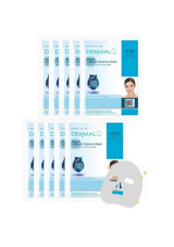 Dermal Aqua &Kolajen Özlü Nemlendiricili Soyulabilir Kağıt Yüz Maskesi 10 Adet