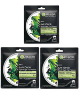 Garnier Siyah Yosunlu Gözenek Sıkılaştırıcı Nemlendiricili Kağıt Yüz Maskesi