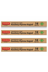 Cook Kesilmiş Pişirme Kağıdı 4 Adet