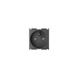 Viko Wvtt22131d Çerçevesiz Topraklı Sıva Altı Tekli Priz Füme