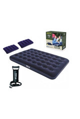 Bestway Pavillo 67002 Kamp Çift Kişilik Şişme Yatak Lacivert + 2 Yastık + Pompa