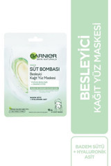 Garnier Süt Bombası Badem Nemlendiricili Kağıt Yüz Maskesi