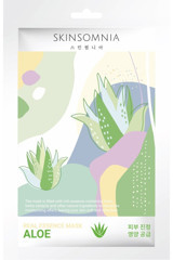 Skinsomnia Aloe Real Aloe Veralı Nemlendiricili Kağıt Yüz Maskesi