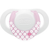 Chicco Physio Compact 0-6 Ay Delikli Yenidoğan Damaklı Silikon Emzik Beyaz