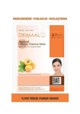 Dermal Collagen Kayısı Nemlendiricili Kağıt Yüz Maskesi 23 gr