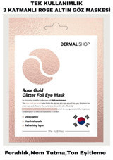 Dermal Glitter Foil Nemlendiricili Jel Yüz Maskesi 4 gr