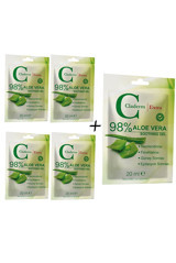 Claderm Soothing Jel Aloe Veralı Nemlendiricili Kağıt Yüz Maskesi 5x20 ml