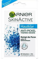 Garnier Skin Naturals Hautklar Anti-Pickel Thermo Killi Kağıt Yüz Maskesi