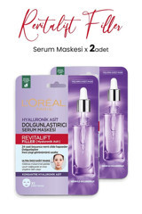 L'Oreal Paris Revitalift Filler Nemlendiricili Kağıt Yüz Maskesi 2x28gr