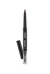 Flormar Brunette Asansörlü Çift Taraflı Fırçalı Kalın Uçlu Suya Dayanıklı Kaş Kalemi Bej