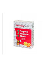 Imuneks Propolis Vitamin C Ve Çinko Limonlu Portakallı Yetişkin 20 Adet