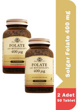 Solgar Folate Yetişkin Mineral 2x50 Adet