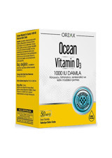 Orzax Vitamin D3 1000 Iu Zeytinyağı Çocuk Yetişkin 50 ml