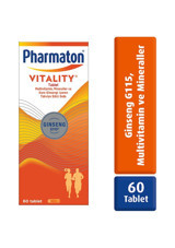 Pharmaton Ginseng G115 Multivitamin Yetişkin Mineral 60 Adet