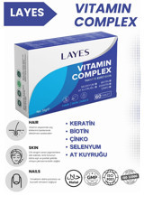 Layes Vitamin C At Kuruğu Yaban Mersini Yetişkin 60 Adet