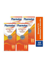 Pharmaton Vitality Yetişkin Mineral 4x60 Adet