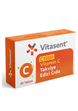 Vitasent C1000 Vitamin C Yetişkin 30 Adet