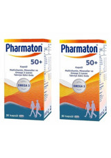 Pharmaton 50 Plus Yetişkin Mineral 2x30 Adet