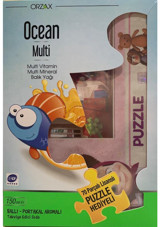 Ocean Multi Ballı Portakal Çocuk Yetişkin Mineral 150 ml + Puzzle