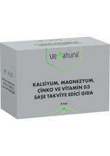 Venatura Kalsiyum, Magnezyum, Çinko Ve Vitamin D3 Muzlu Yetişkin 30 Adet