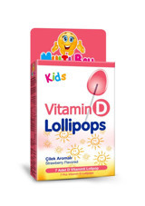 Multiball Vıtamın D Lollıpops Çilek Aromalı Çocuk Vitamin Mineral 7 Adet