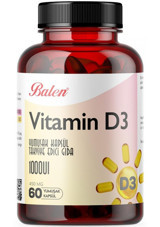 Balen Vitamin D3 Yetişkin 60 Adet
