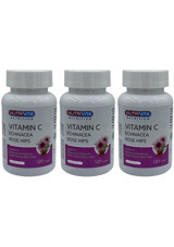 Nutrivita Nutrition Vitamin C Ekinezya Kuşburnu Yetişkin 3x120 Adet