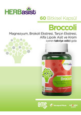 Herbasist Broccoli Brokoli Tarçin Yetişkin Mineral 60 Adet