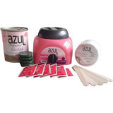 Azul 1+1 Konserve Ağda Makinesi + 3xPastil Ağda + 5xSpatula + 10xAğda Temizleme Mendili + 10 Metre Rulo Ağda