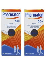Pharmaton 50 Plus Yetişkin Mineral 2x60 Adet