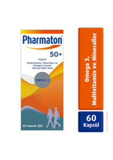 Pharmaton 50 Plus Yetişkin Mineral 60 Adet