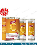 Nutraxin Vitamin C Nutraxin Vitals C Vitamini 28 Çiğneme Tableti 2 Adet Yetişkin 28 Adet