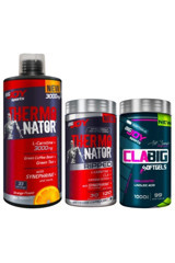 Bigjoy Sports Thermonator L-Karnitin 1000 ml Sıvı + Clabig 99 Kapsül + Thermonator Ripped 120 Kapsül