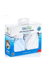 Babyjem 12-15 kg 2'li Sızdırmayan Yıkanabilir Beyaz-Mavi Alıştırma Külodu