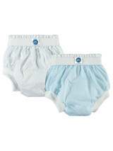 Kujju 10-14 kg 2'li Sızdırmayan Yıkanabilir Beyaz-Mavi Alıştırma Külodu