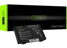 Notespare Asus ile Uyumlu X8A, X8AAB, X8AAD, X8AAF, X8AC, X8AID, X8AIE Notebook Batarya Pil - Siyah - tek ebat