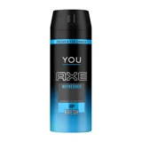 Axe You Refreshed Pudrasız Ter Önleyici Sprey Erkek 150 ml